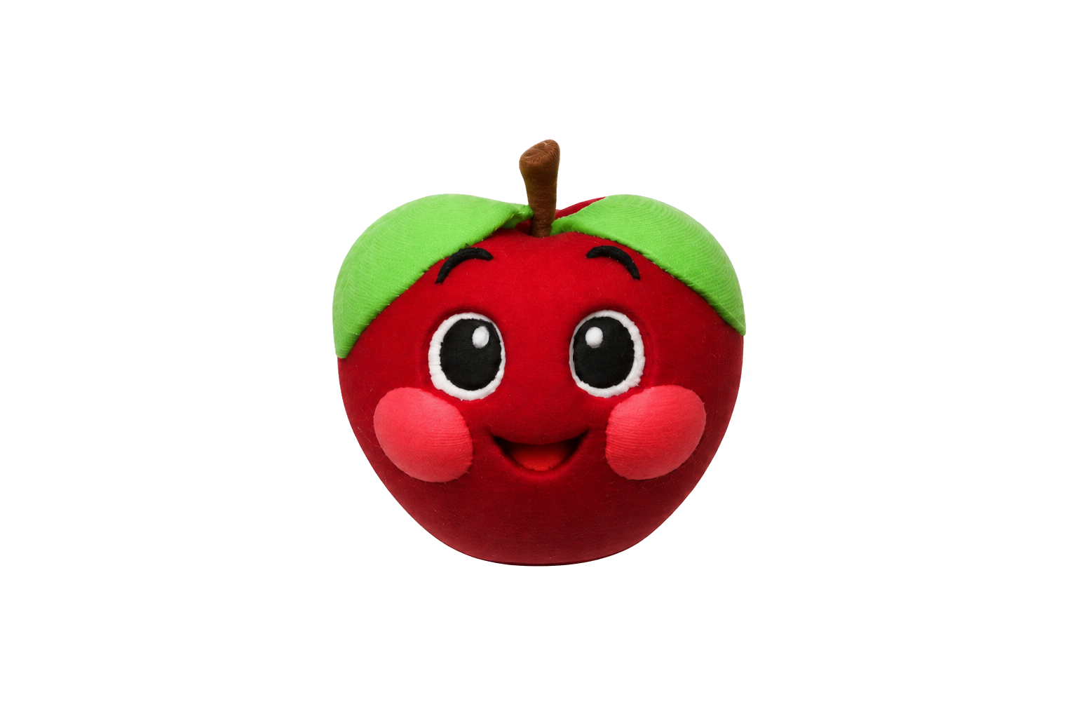 Glücklicher Apfel